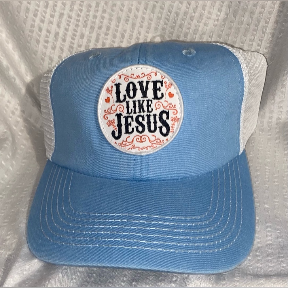 Inspirational Blue and White Women's Hat